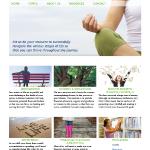 Women's Wealth and Well Being
Home Page Design